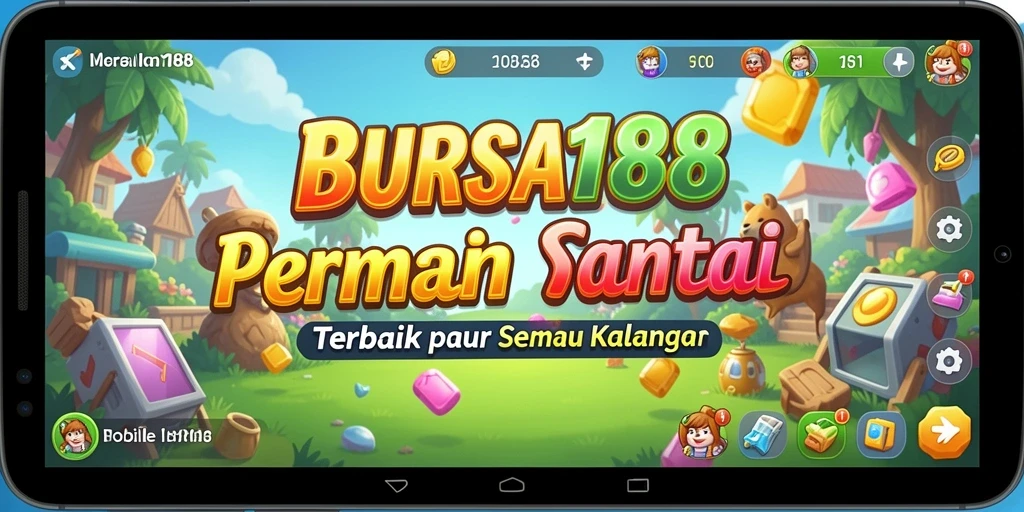 Screenshot BURSA188 menampilkan gameplay seru dan berwarna.