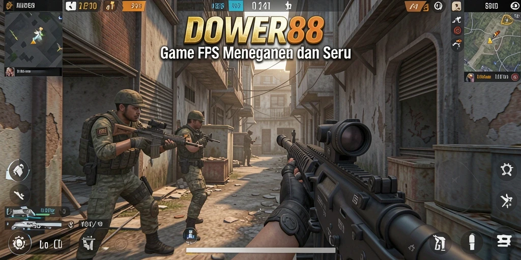 Tampilan gameplay DOWER88 yang seru dan mendebarkan.