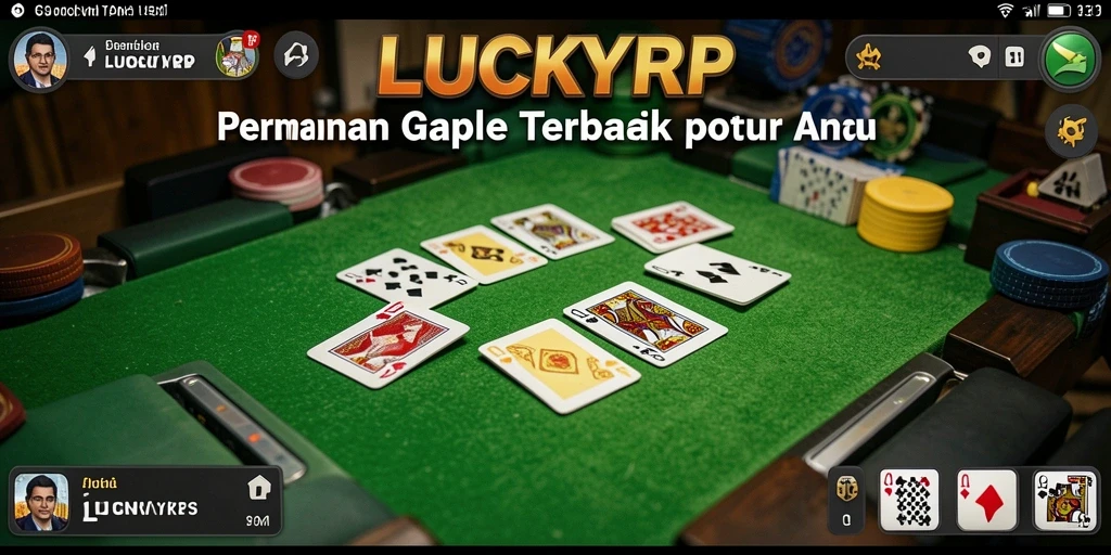 Tampilan gameplay Gaple yang seru dan mengasyikkan di LUCKYRP.