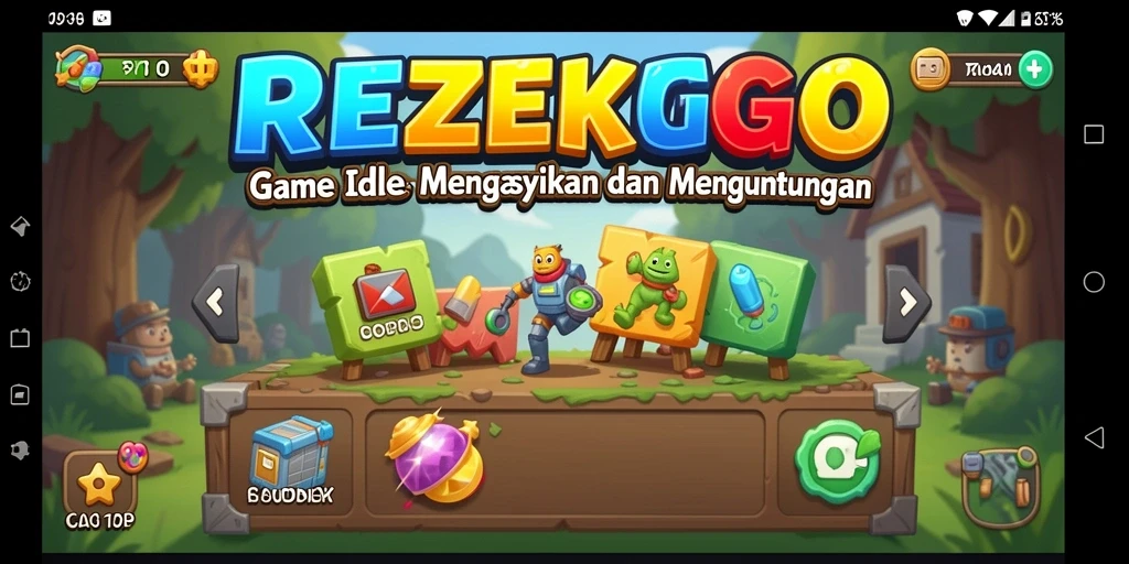 Gameplay menarik dan visual yang memukau dalam REZEKIGO.