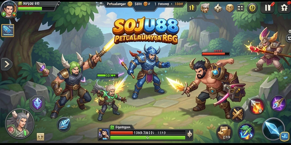 Gameplay RPG yang memukau dengan grafis mengesankan.