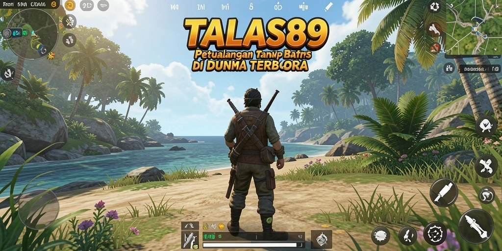 Screenshot utama TALAS89 menampilkan gameplay Open World yang menakjubkan.